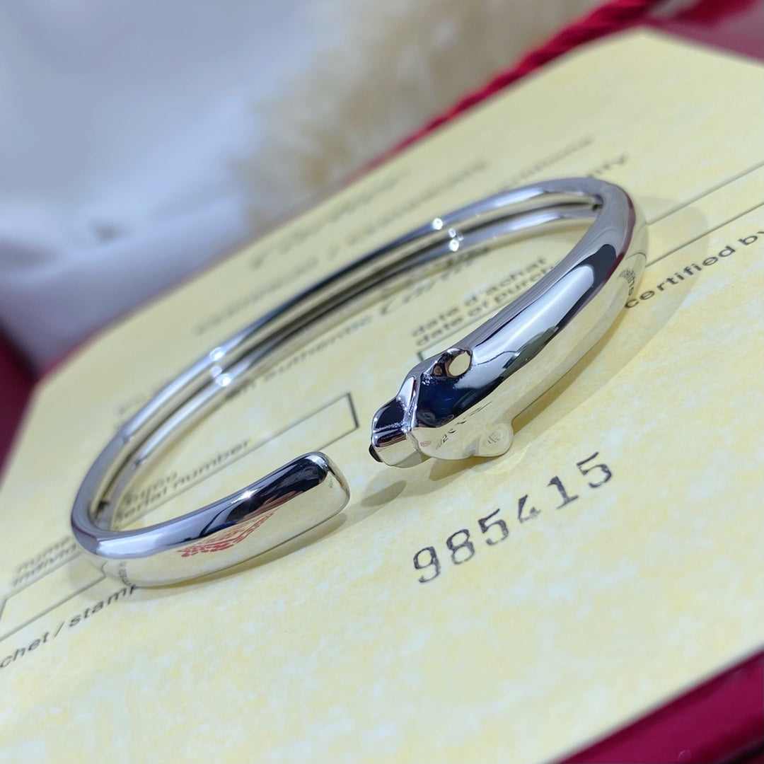[CharmAmor]PANTHERE SILVER OPEN BRACELET