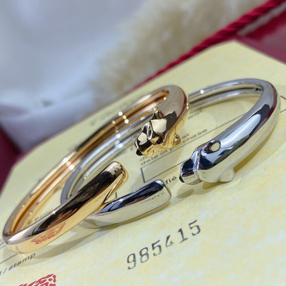 [CharmAmor]PANTHERE SILVER OPEN BRACELET