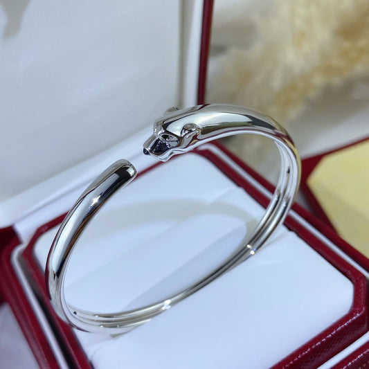 [CharmAmor]PANTHERE SILVER OPEN BRACELET