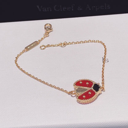 [CharmAmor]LUCKY SPRING 1 MOTIF PINK GOLD BRACELET