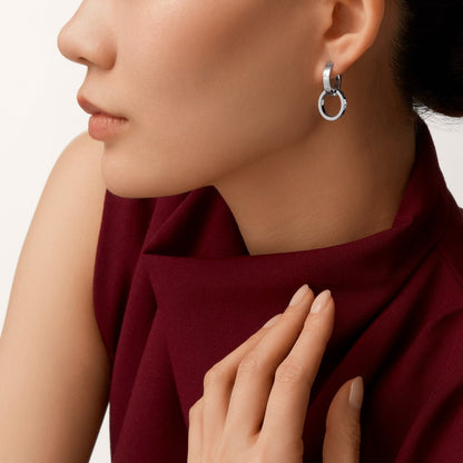 [CharmAmor]LOVE 3.3MM DANGLE EARRINGS
