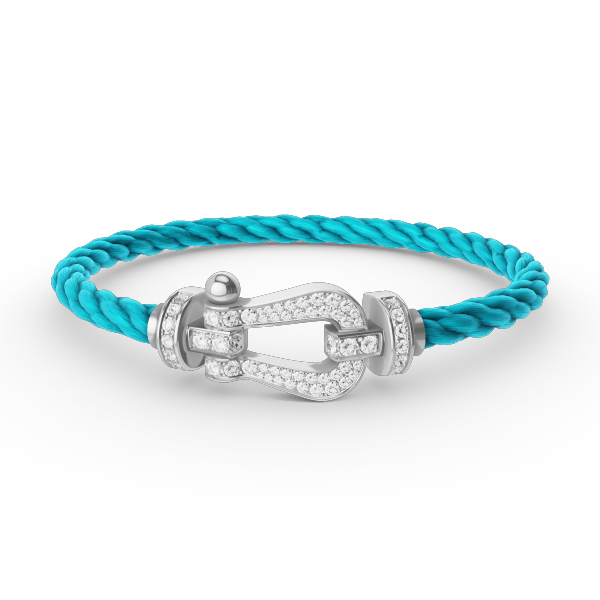 [CharmAmor]FORCE LARGE HORSESHOE FULL DIAMOND BRACELET SILVER