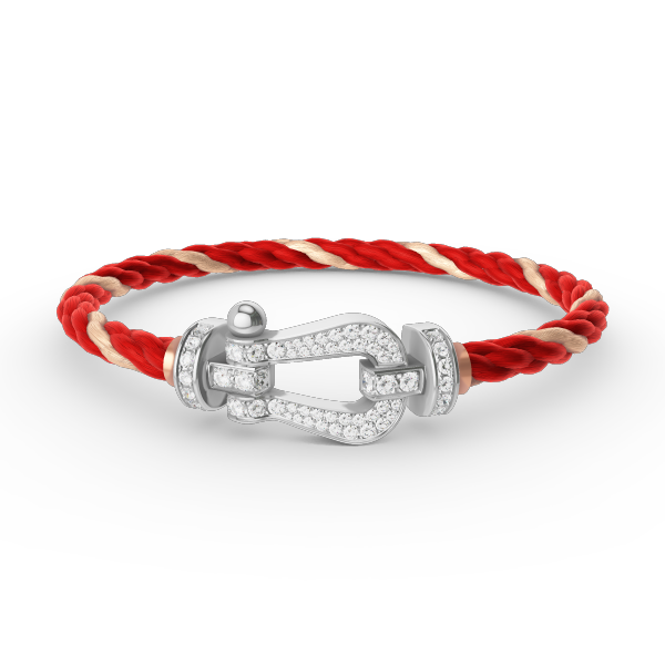 [CharmAmor]FORCE LARGE HORSESHOE FULL DIAMOND BRACELET SILVER