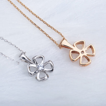 [CharmAmor]FIOREVER NECKLACE DIAMOND CENTER