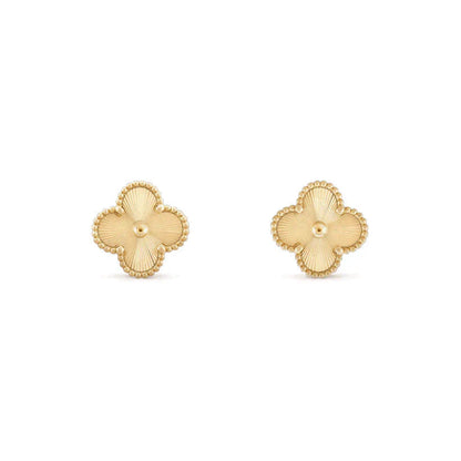 [CharmAmor]CLOVER MEDIUM 1 MOTIFS LASER EARRINGS