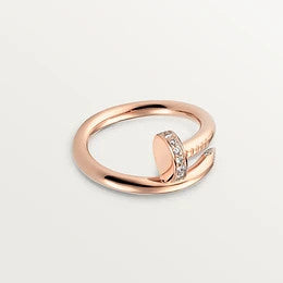 [CharmAmor]JUSTE RING 2.65MM PINK GOLD DIAMOND