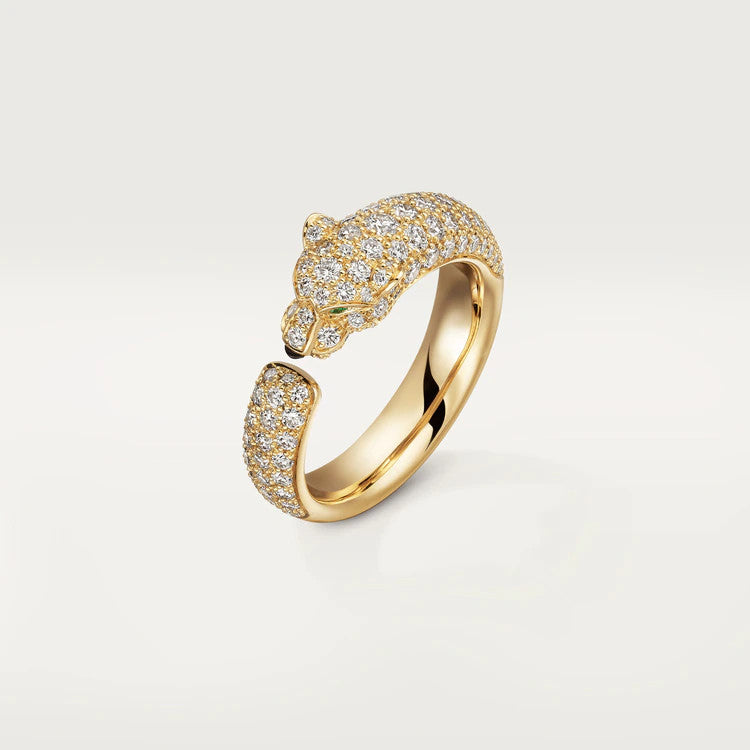 [CharmAmor]PANTHERE PINK GOLD DIAMOND RING