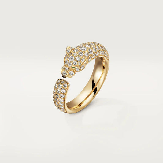 [CharmAmor]PANTHERE PINK GOLD DIAMOND RING