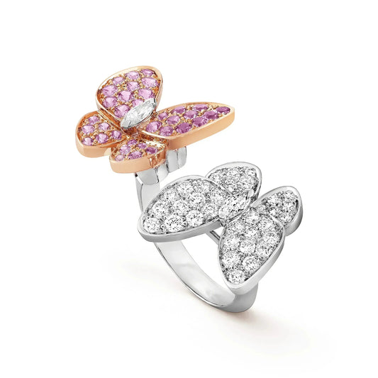 [CharmAmor]TWIN BUTTERFLY DIAMOND RING